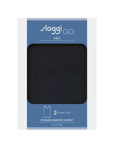 Sloggi Men GO ABC 2.0 Tank Top 2pack Zwart