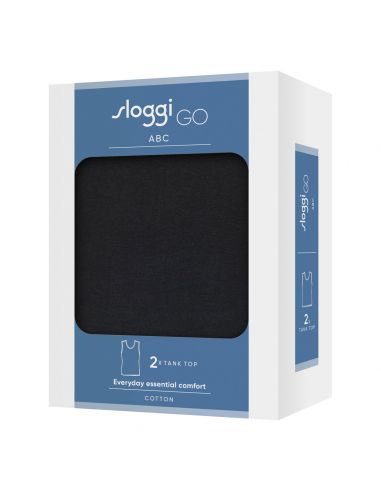 Sloggi Men GO ABC 2.0 Tank Top 2pack Zwart