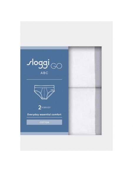 Sloggi Men GO ABC 2.0 Brief 2Pack Wit