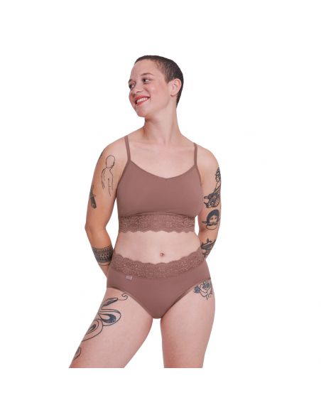 Sloggi Romance Midi Slip Cacao