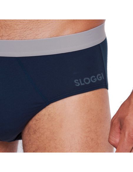 Sloggi Men GO ABC 2.0 Brief 2Pack Blauw