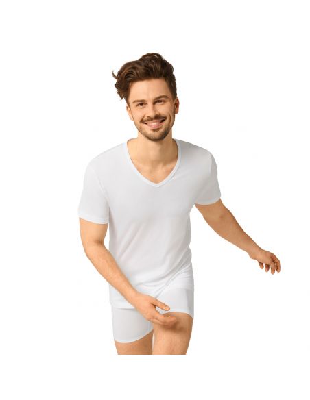 Sloggi Men Shirt Evernew V-Neck Wit