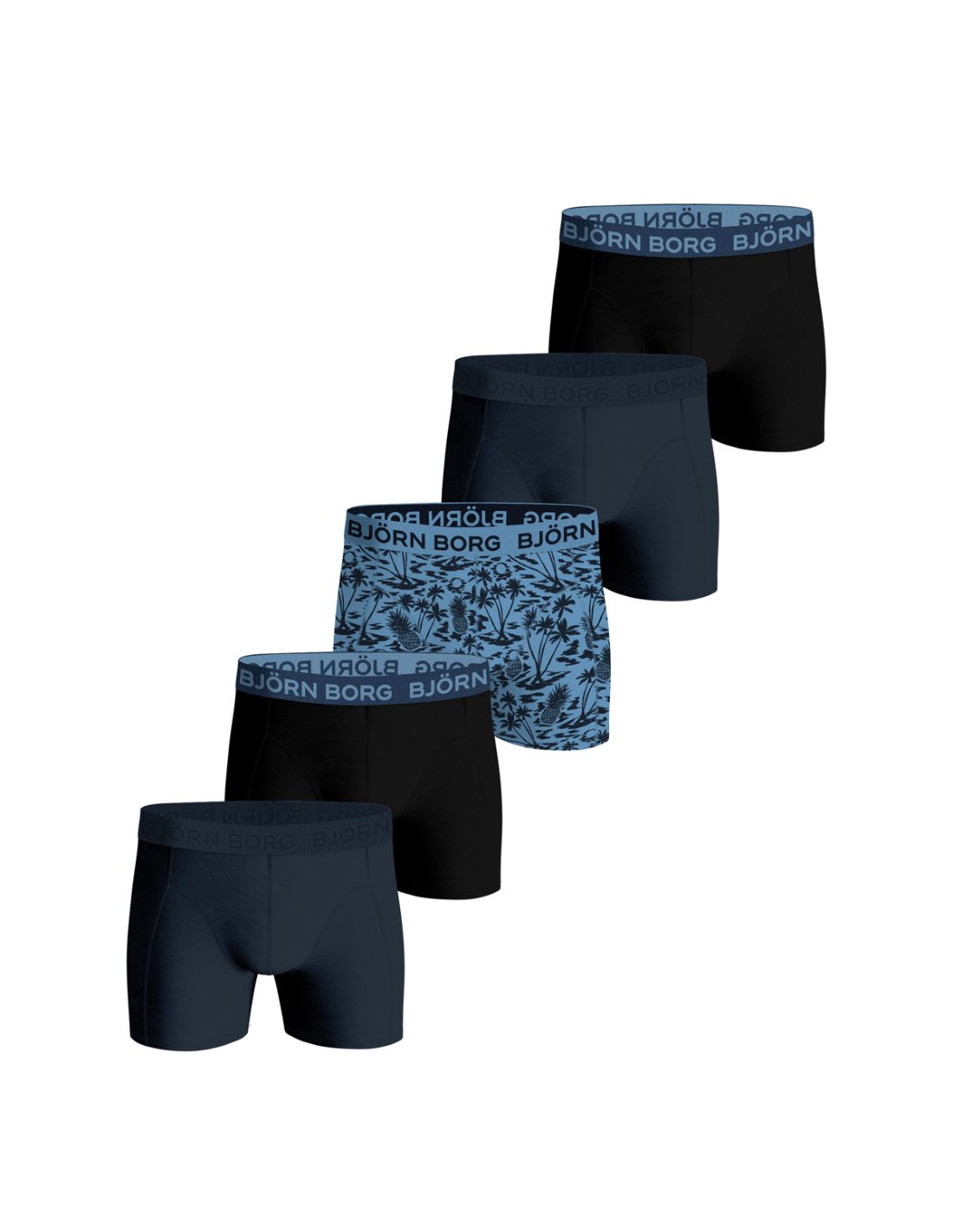 Bjorn Borg Heren Boxershort 5Pack Cotton Stretch MP005