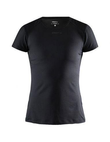 Craft Dames Sport T-Shirt ADV ESSENCE SS Slim Zwart