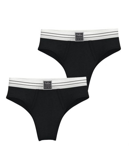 Bjorn Borg Dames Highwaist Brief 2Pack CORE ORIGINAL MP001