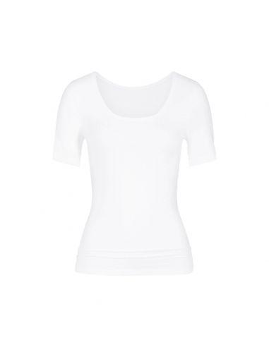 MEY Dames Shirt korte mouw wit SERIE ORGANIC 26815