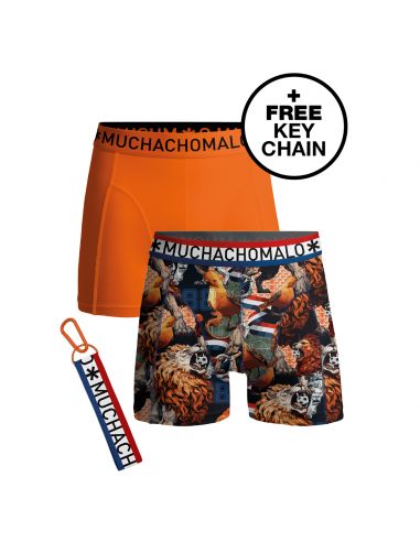 MuchachoMalo EK Nederland Duopack Heren Boxershorts incl keychain 