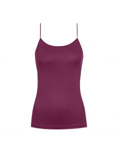 MEY Dames Emotion Top Spaghetti Hemd Barbados Cherry 55201