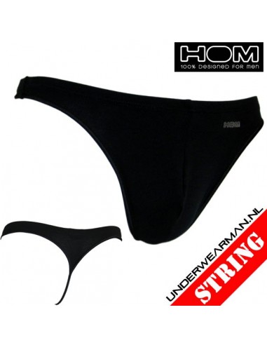 HOM Nature Freddy New String Zwart