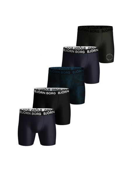 Bjorn Borg Heren Boxershort 5Pack Performance Cameo MP001