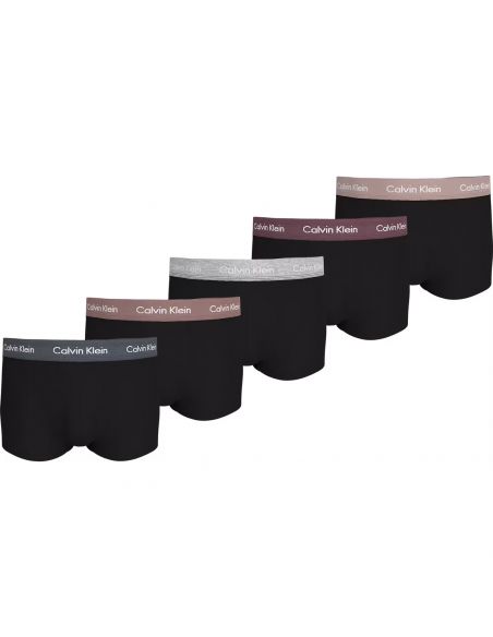 Calvin Klein Ondergoed Heren Boxershorts Cotton Stretch 5Pack Black QT6