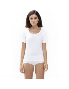 MEY Dames Shirt korte mouw wit SERIE ORGANIC 26815 2