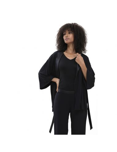 MEY Dames Emotion 2-in-1 Top Zwart 55307