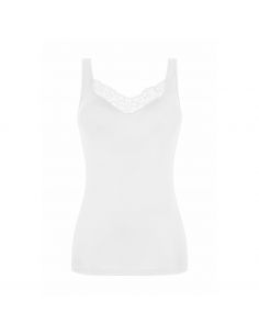 MEY Dames Emotion Elegance Hemd Top Wit 55371