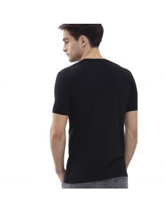 MEY Heren HYBRID T-Shirt Zwart 30037 2