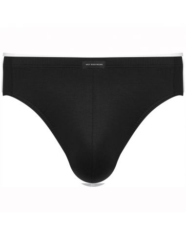 MEY Heren Network Slip Jazz-Pants Lyocell Zwart 34219