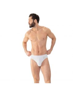 MEY Heren Cool Mircro Slip Jazz-Pants Highleg Brief Wit 41541 2