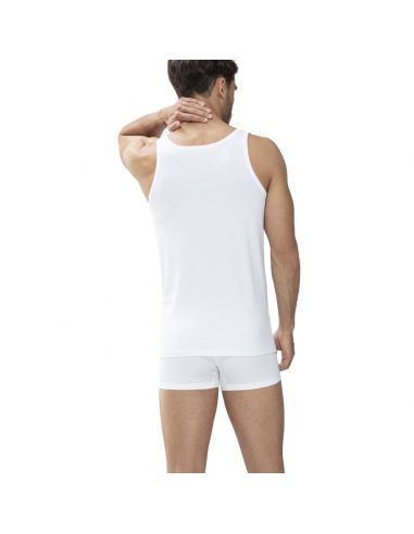 MEY Heren Tanktop Wit Dry Cotton 46000