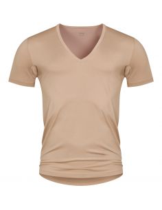 MEY Heren V-neck Nude Dry Cotton Het Eronderhemd Business Shirt 46038
