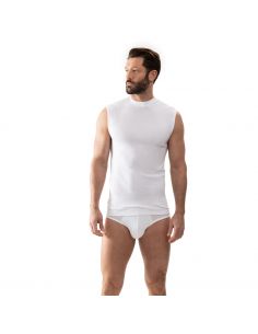 MEY Heren Tanktop Muskel Shirt Noblesse Wit 50537 2