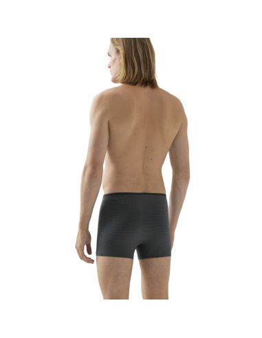 MEY Heren Houndstooth Micro Shorty Boxer Zwart 62221