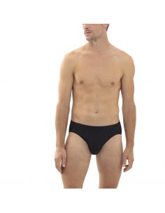 MEY Heren Cambridge Slip Jazz-Pants Highleg Brief Zwart 62319 2