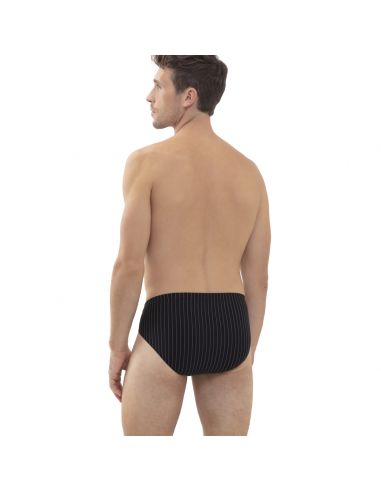 MEY Heren Cambridge Poly Slip Jazz-Pants Highleg Brief Zwart 62319