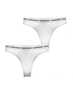 Bjorn Borg Dames String 2Pack CORE LOGO MP003