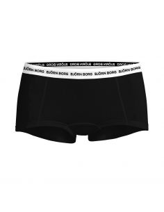 Bjorn Borg Dames Minishorts 2Pack CORE LOGO Zwart MP002 2