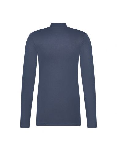Ten Cate Heren Thermo Shirt Zipper Longsleeve Navy