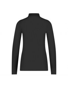 Ten Cate Dames Thermo Rib Shirt Longsleeve High Neck Zwart 2