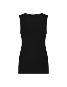 Ten Cate Dames Thermo Singlet V-neck lace Zwart 2