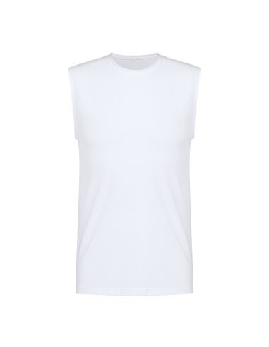 MEY Heren Tanktop Muskel Shirt Comfort Cotton Wit 2110007