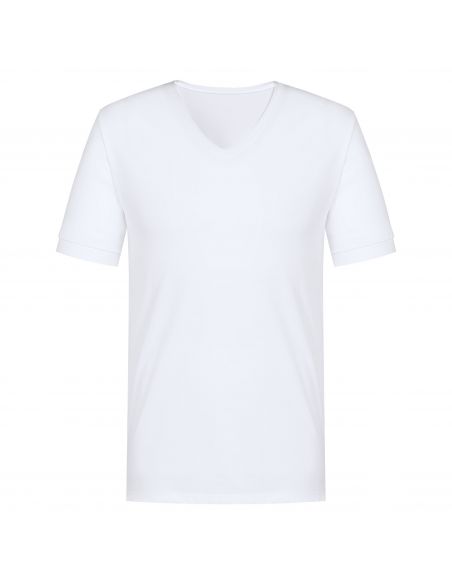 MEY Heren T-shirt Comfort Cotton Wit 2110001