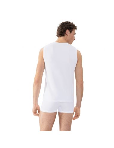 MEY Heren Tanktop Muskel Shirt Comfort Cotton Wit 2110000