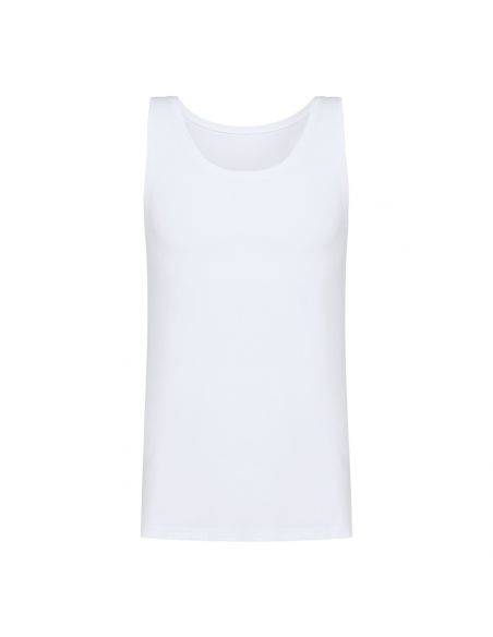 MEY Heren Tanktop Muskel Shirt Comfort Cotton Wit 35005
