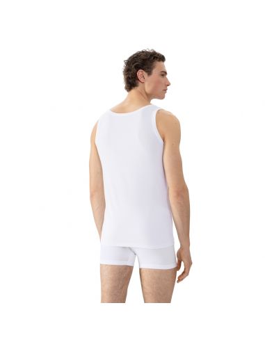 MEY Heren Tanktop Muskel Shirt Comfort Cotton Wit 35005