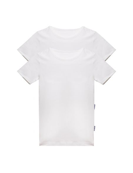 Claesen's Jongens T-Shirt Round Neck 2Pack White