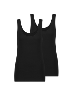 MWTS Dames Topje zwart 2-Pack