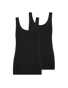 MWTS Dames Topje zwart 2-Pack 2