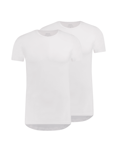 MWTS Heren T-shirt ronde hals Slim fit 2-Pack