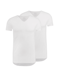 MWTS Heren T-shirt V-hals Slim fit 2-Pack