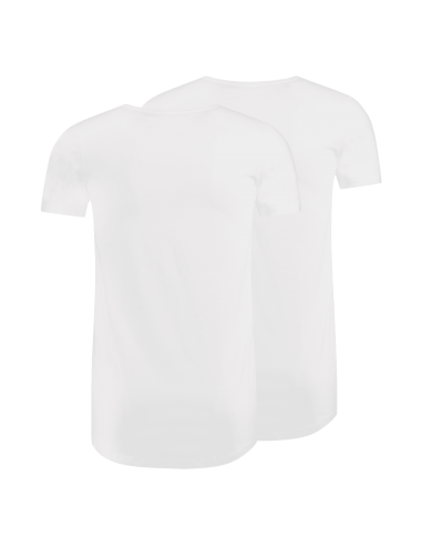 MWTS Heren T-shirt V-hals Slim fit 2-Pack