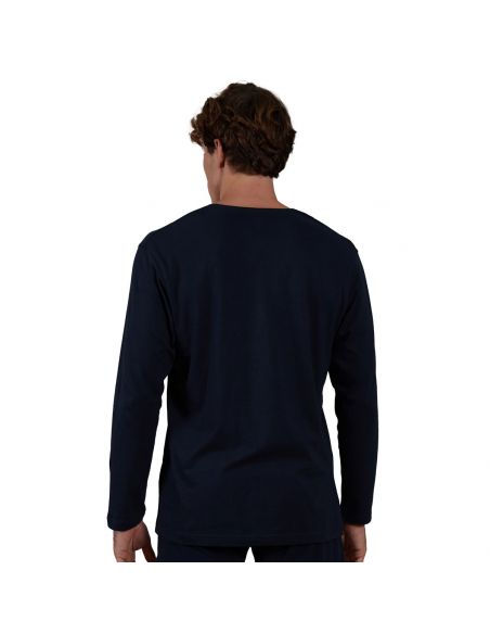 CeCeBa Heren Pyjama Longsleeve Sapporo Navy