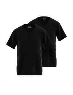 CeCeBa Heren V-Shirt Nevada Zwart