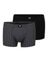 CECEBA Heren Pants Spirit Modal 2pack Zwart Grijs