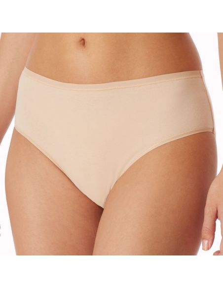 Schiesser Dames Hipster 95/5 Organic 2Pack Sand