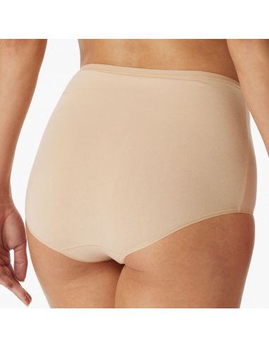 Schiesser Dames Maxi 95/5 Organic 2Pack Sand