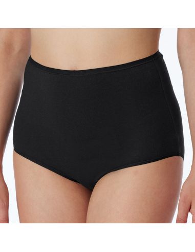 Schiesser Dames Maxi 95/5 Organic 2Pack Zwart