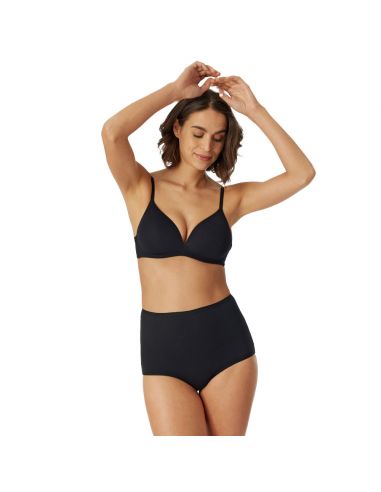 Schiesser Dames Maxi 95/5 Organic 2Pack Zwart